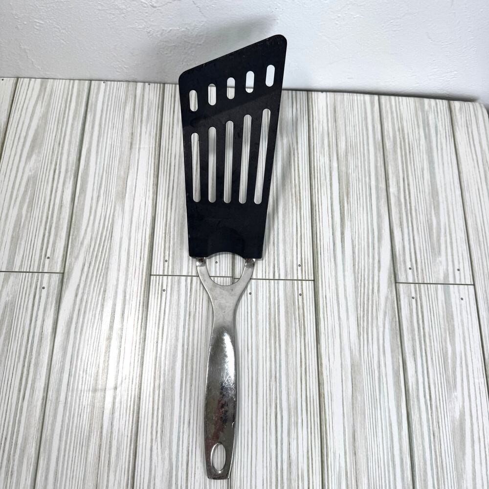 Oneida Nylon & Stainless Spatula Long Tapered End Slotted Turner‎ Vintage 13 “